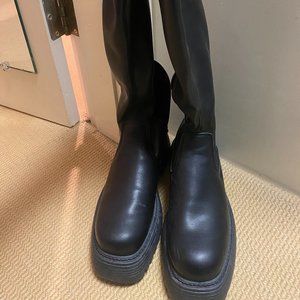 Topshop Chunky under the knee boot